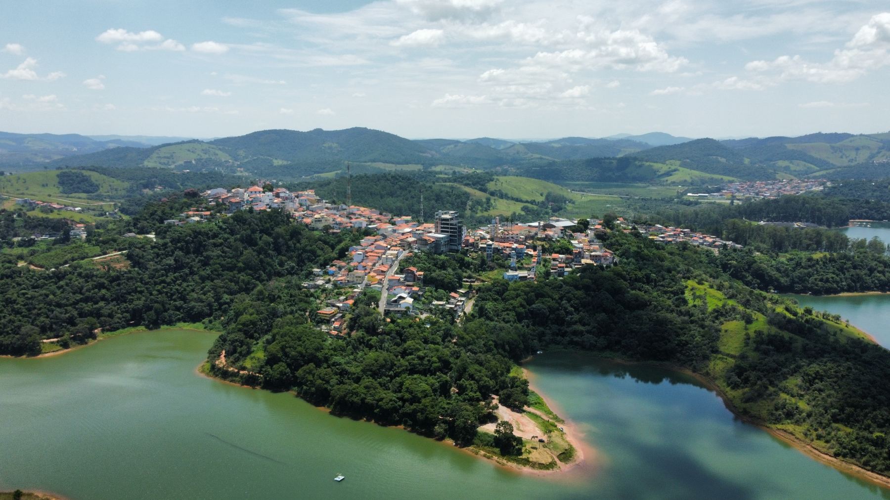 Vista aérea de Nazaré Paulista