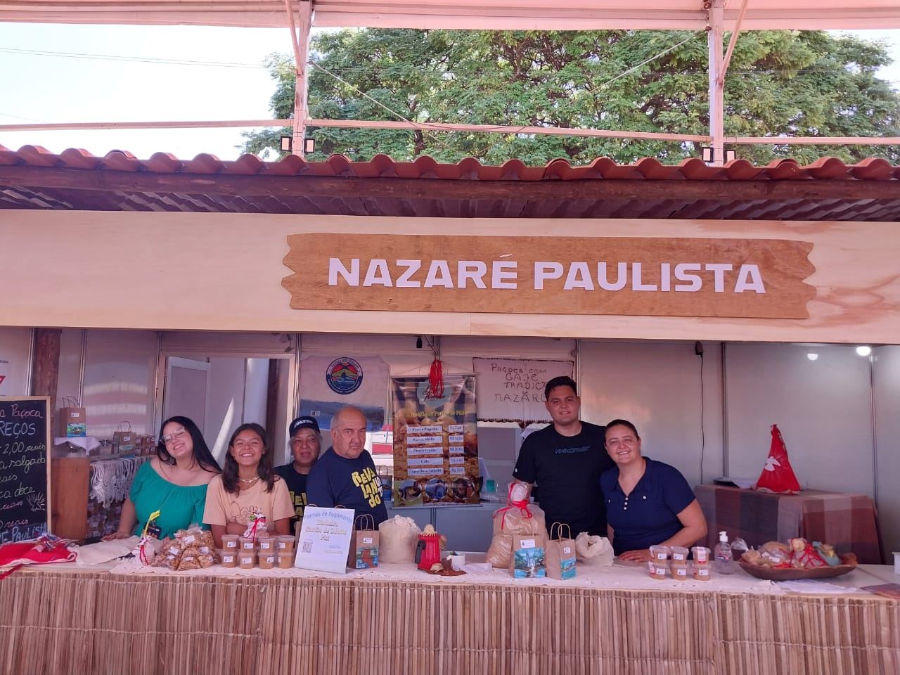Família reunida no sítio
